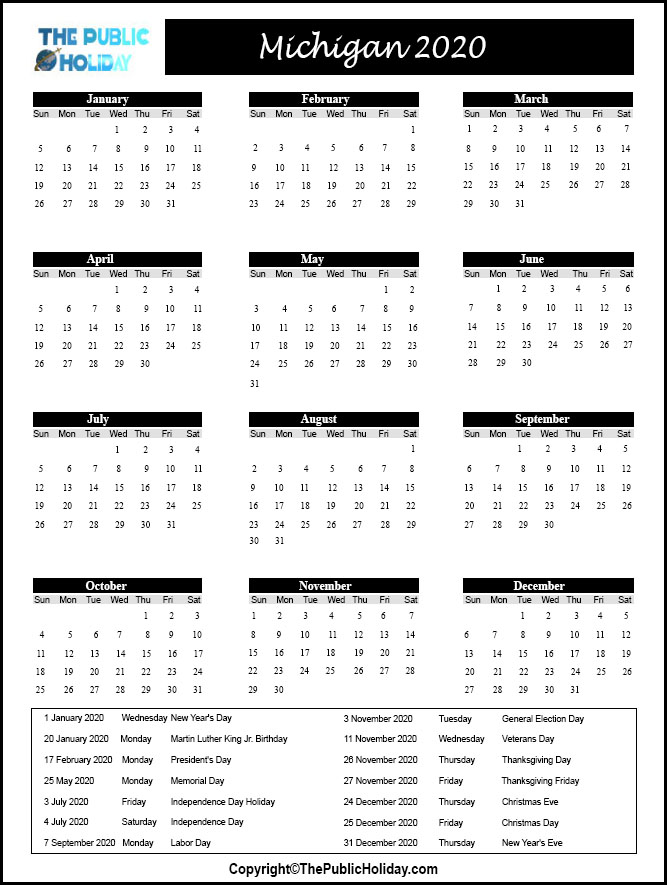 michigan-state-holidays-2020-public-federal-holidays